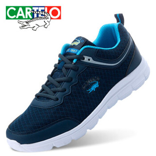 CARTELO CX8251 男士网面透气跑鞋 蓝色 41