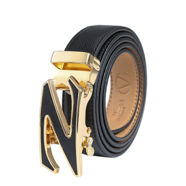 商品giovanni valentino 740510310 女士自动扣牛皮皮带 黑色