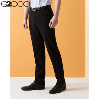 G2000 00051141 男士商务休闲西裤 (33/175、黑色 99)