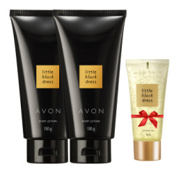AVON 雅芳 小黑裙香体套装(香体乳150gx2) *4件