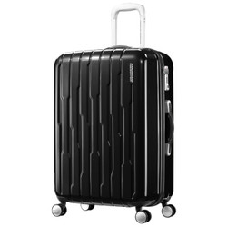 美旅AmericanTourister拉杆箱 商务男女行李箱条纹设计坚固旅行箱飞机轮 29英寸TSA锁BG9黑色送箱套