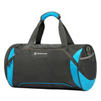 SWISSGEAR潮牌运动包健身训练包大容量休闲旅行包男圆筒手提行李袋可登机单肩斜挎配独立鞋位SA-9949 灰色