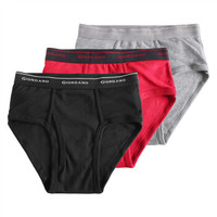 GIORDANO 佐丹奴 01177014 男式内裤 六条装 黑/灰/红 180/90A