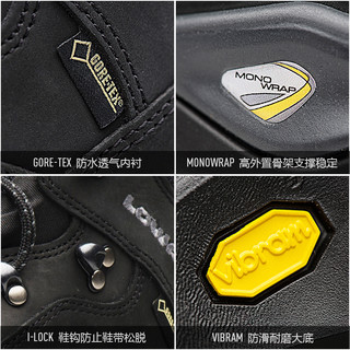 LOWA爆款户外鞋防水RENEGADE GTX E男中帮徒步登山鞋L510952 (咖啡色/褐色、40)