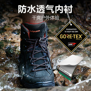 LOWA爆款户外鞋防水RENEGADE GTX E男中帮徒步登山鞋L510952 (咖啡色/褐色、40)