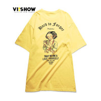 ViiSHOW TD1336182 男士圆领短袖T恤 黄色 S