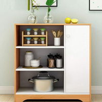 DC Life 北欧原野橡木色多功能储物柜 G款