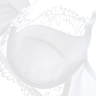 Aimer 爱慕 AM12HB1 女士3/4罩杯内衣 白色 B80