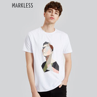 Markless TXA7614M 男士短袖T恤 白色 M