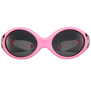 迪士尼（Disney）儿童偏光太阳镜男女童防炫目墨镜小孩防紫外线眼镜 60C4粉色