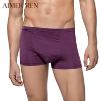 AIMER MEN 爱慕先生 NS23S11 男士中腰平角内裤 紫色 185/100/XL