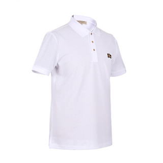 BURBERRY 博柏利 40287521 男士短袖POLO衫 (白色、L码)