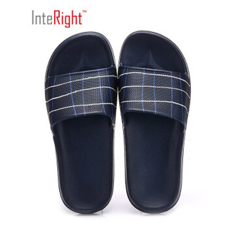 InteRight IN7098 男士家居浴室拖鞋 (44-45、深蓝)