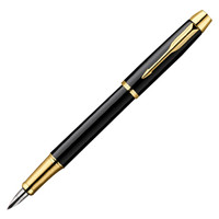PARKER 派克 IM系列 丽雅纯黑金夹钢笔 (0.5mm、黑色)