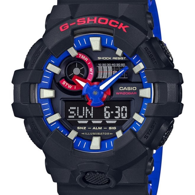 casio 卡西欧 g-shock系列 ga-700lt-1ajf 男士运动手表