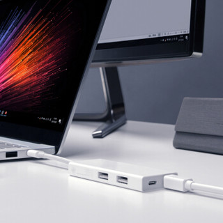MI 小米 USB-C转Mini DisplayPort多功能转接器 Type-C拓展坞转接线 MINI DP接口 4K高清 PD3.0智能充电
