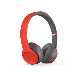 Beats Solo 3 Wireless 特别版 耳罩式头戴式无线蓝牙降噪耳机 霹雳红色
