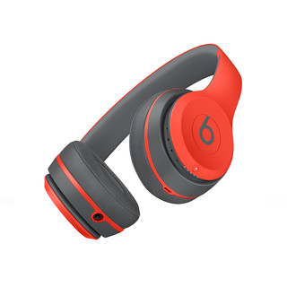 Beats Solo 3 Wireless 特别版 耳罩式头戴式无线蓝牙降噪耳机 霹雳红色