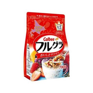 Calbee 卡乐比 水果颗粒果仁谷物冲饮麦片 700g*2袋