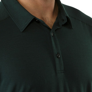  ARC'TERYX 始祖鸟 Pelion Polo 17129 男士羊毛短袖 (黑色、S)