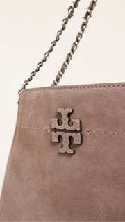 TORY BURCH 汤丽柏琦 MCGRAW  女士反绒皮斜挎包