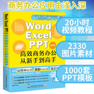  《Word Excel PPT 2016高效商务办公从新手到高手》