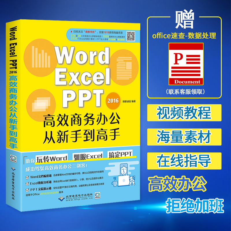 《Word Excel PPT 2016高效商务办公从新手到高手》