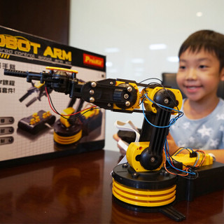 Pro'sKit 宝工 线控动力手臂玩具 steam机械科学拼装模型 新年礼物儿童GE-535N