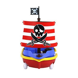 VIKINGTOYS 造型船玩具系列 海盗船  底部带车轮 礼盒装