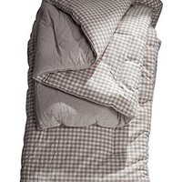 Jeanpop 简璞 水洗棉羽丝绒春秋被 浅绿格纹 200*230cm