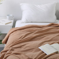 LADYSOFT 御棉堂 玉兔绒毯 卡其色 150*200cm