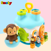 Smoby 智比 猴子不倒翁+智慧屋六面盒 玩具