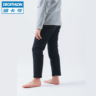 DECATHLON 迪卡侬 TRIBORD 儿童抓绒裤 (黑色)