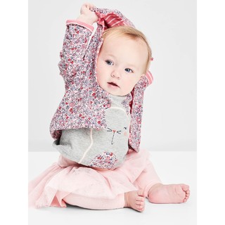 Gap 盖璞 845292-1 女婴儿可爱图案针织套头卫衣 (米白)