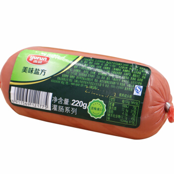 雨润雨润火腿肠美味盐方220g袋3件