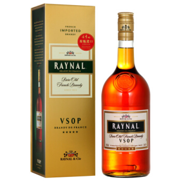 raynal万事好vsop白兰地38vol1l