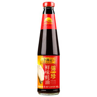 李锦记 锦珍鲜味蚝油 (瓶装、490g)