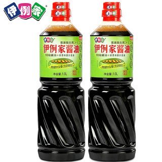 伊例家 黄豆酿造酱油 (瓶装、1L*2)