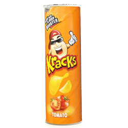 马来西亚进口 咖客嗞（Kracks）薯片番茄味 160g *13件