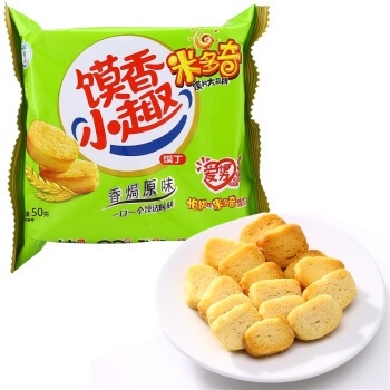 米多奇 馍香小趣 馍丁 香焗原味 50g *3件