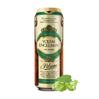 volfas engelman 沃夫狼 大麦黄啤酒 568ml*24罐