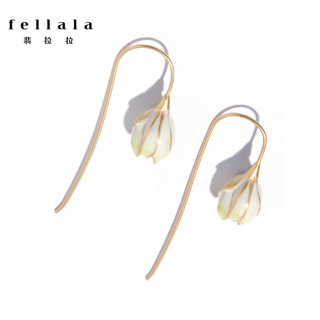 fellala 翡拉拉 铃兰花系列 FL17C10003 铃兰花耳坠