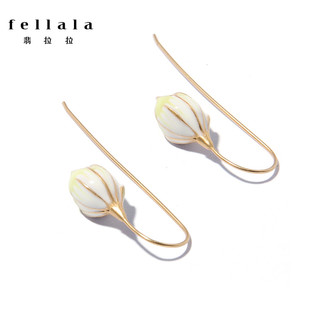 fellala 翡拉拉 铃兰花系列 FL17C10003 铃兰花耳坠