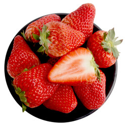 红颜玖玖草莓 约重650-750g/30-35颗 新鲜水果 *2件