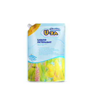 U-ZA 柚子香味婴儿洗衣液套组1300ml+ 1000ml*2（补充装）