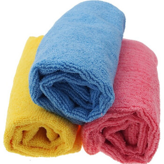 多功能清洁毛巾 超细纤维抹布洗碗布40*40CM*4条 吸水不掉毛去油污