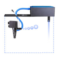 松宝 鱼缸过滤器三合一上滤水族箱潜水泵静音循环增氧外置滤盒设备送滤棉60cm以下缸15W