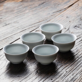兆禾 无光脂白小正杯