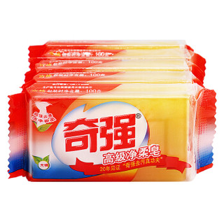 奇强 洗衣皂透明皂 100g*5块 *3件