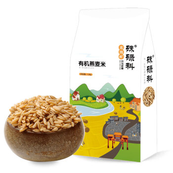 限京东plus会员朱碌科有机燕麦米15kg5件
